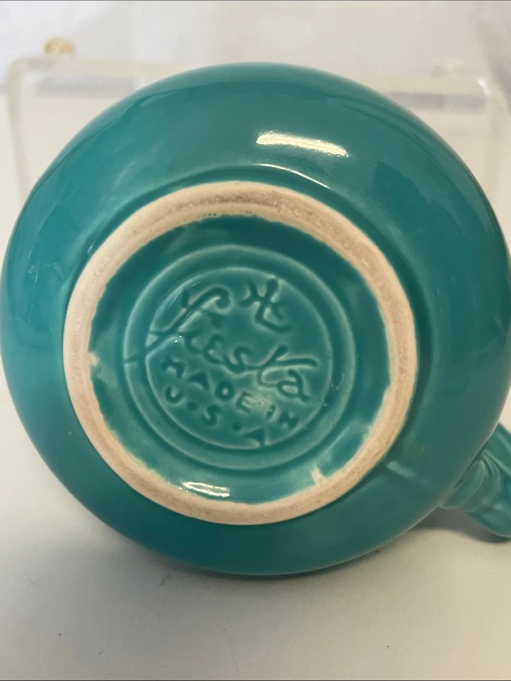 Fiesta creamer turquoise